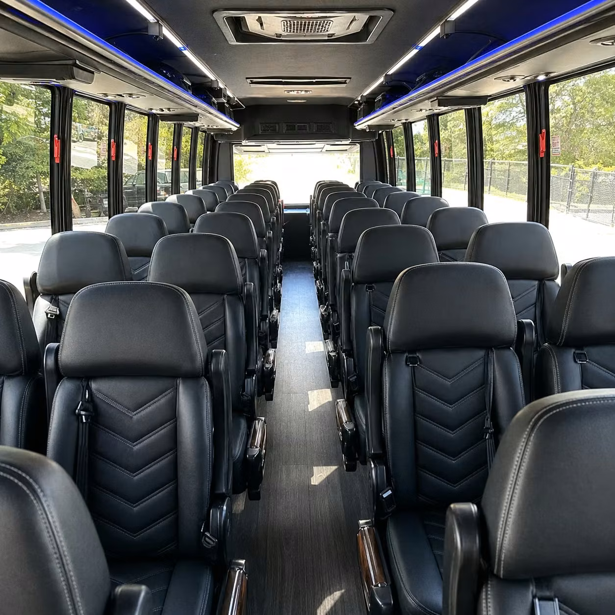 35 passenger minibus inside
