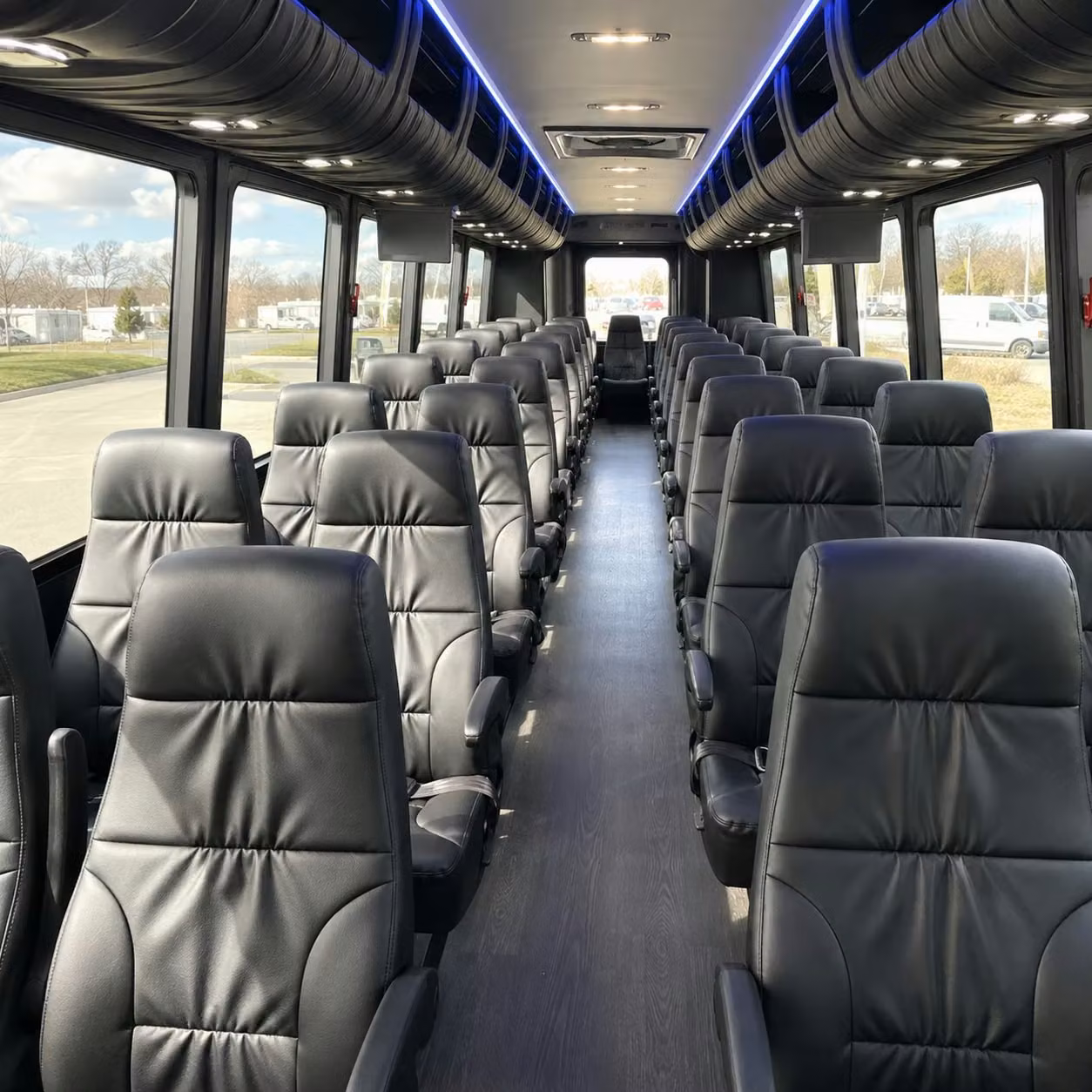 35 passenger minibus interior