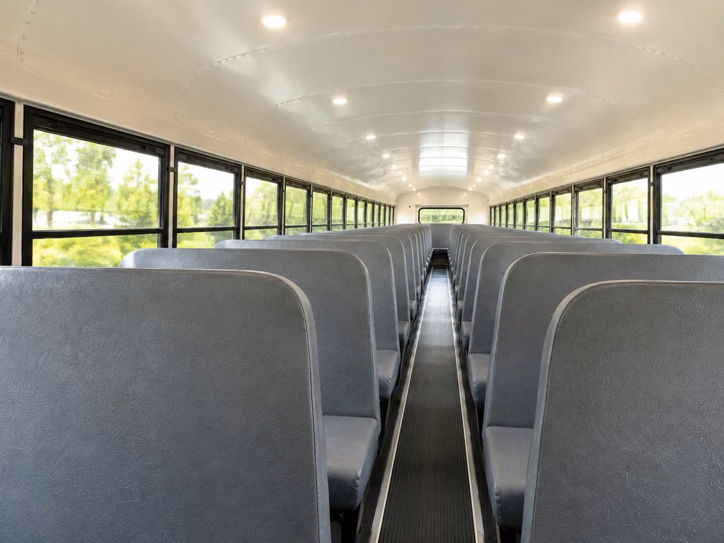 school bus interior